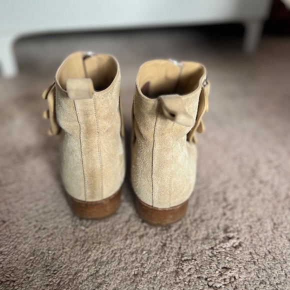 TABITHA SIMMONS Early Buckled Suede Ankle Boots - Picture 6 of 6